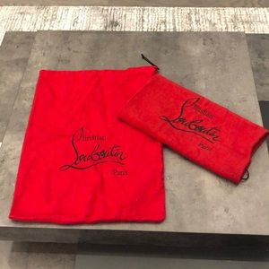 Louboutin dust bags